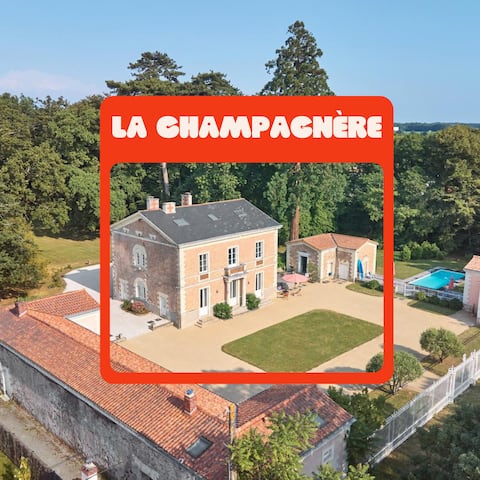 La Champagnère - Estate with pool + seminar