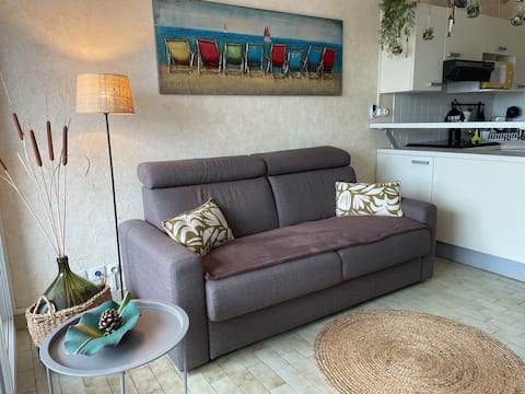 Popular Airbnb listing: Appt P2 400 m from the beach, Port Camargue in Le Grau Du Roi