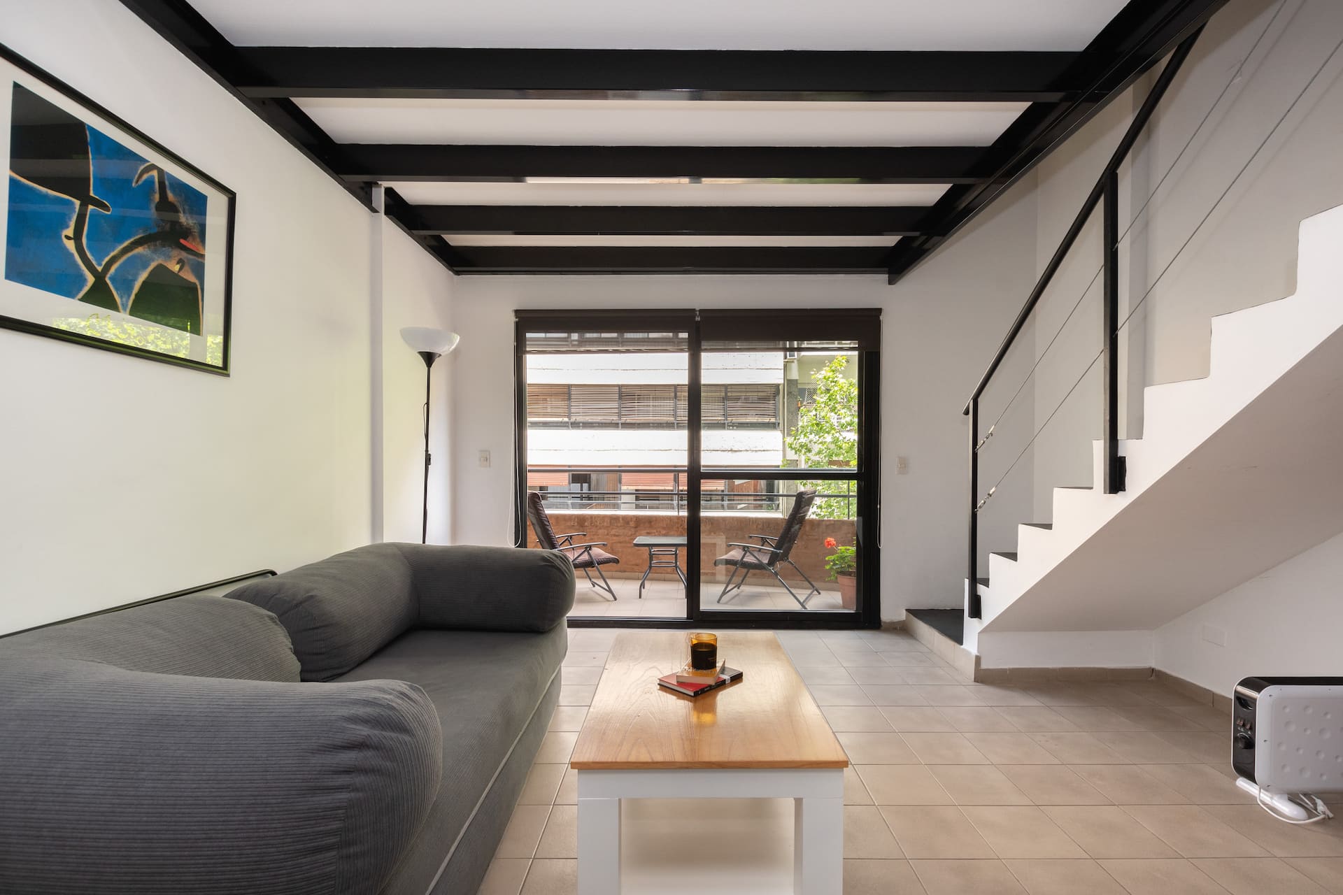 Apartamento duplex com 1 quarto em Palermo