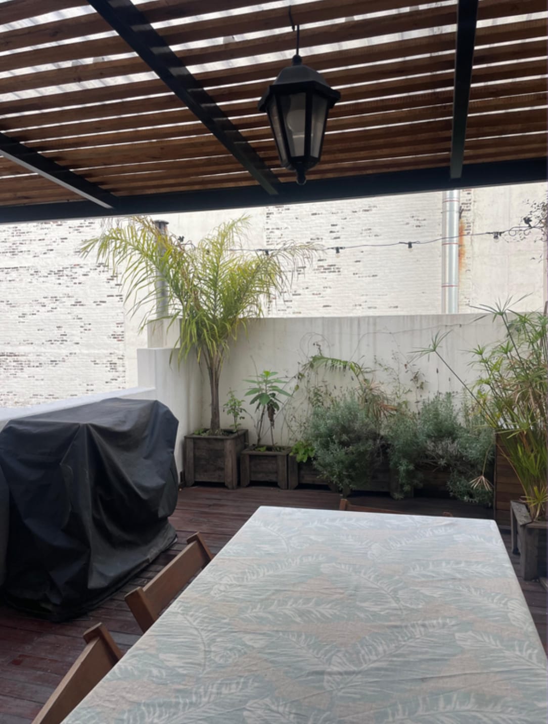 Departamento de 1 dormitorio con terraza privada y parrilla en Recoleta