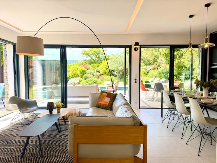 Villa D'architecte Pinarello - Plage à Pied - Sainte-Lucie de Porto-Vecchio