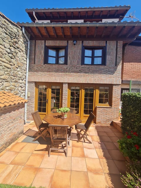 Country house surrounded by nature