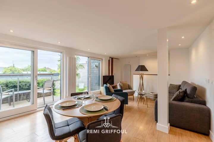 Le Duplex Varin Bel Appartement Jardin Honfleur 4 - 옹플뢰르