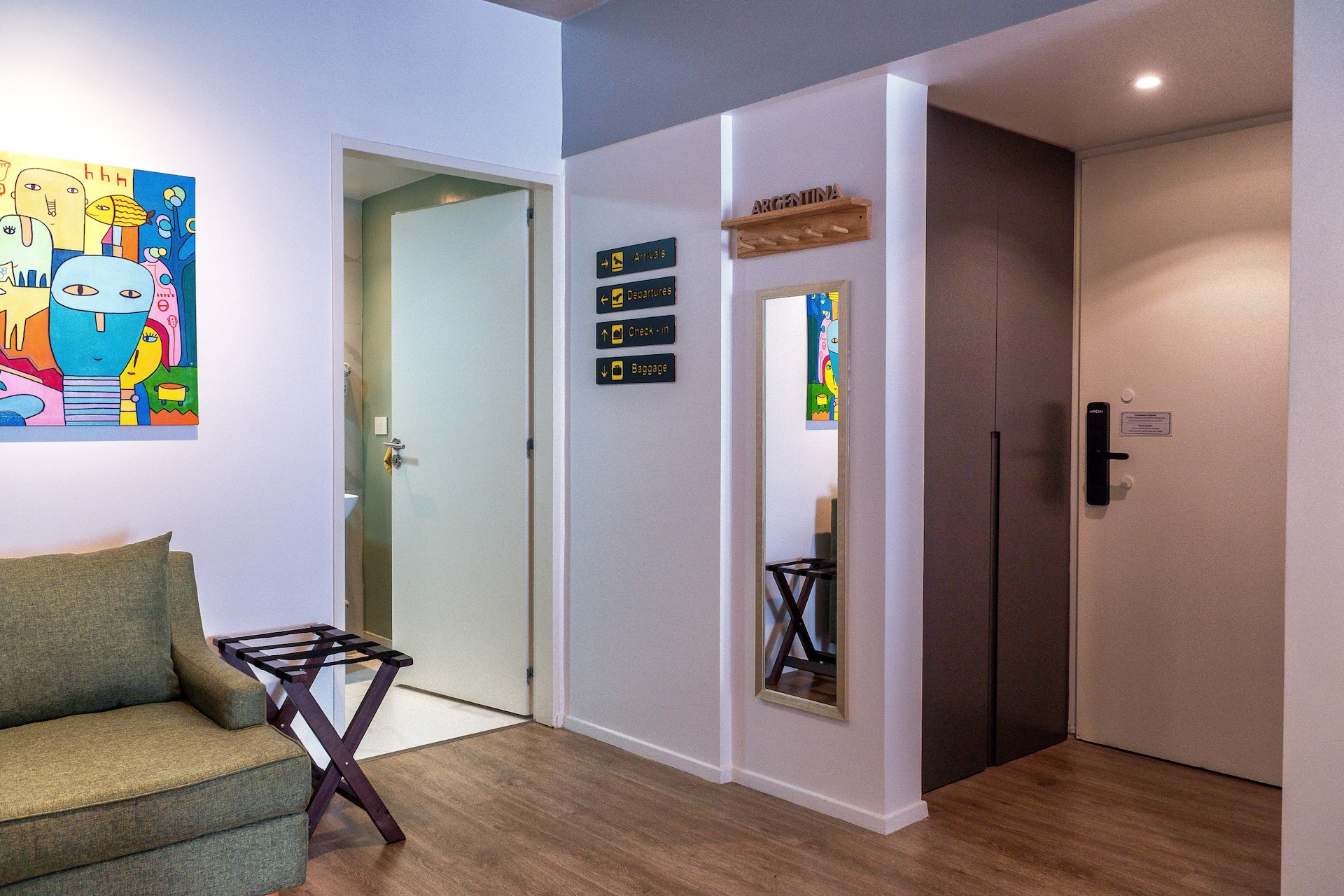 Departamento estudio equipado con balcón en Palermo