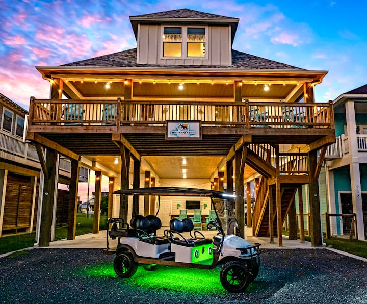 New! 5/5 Suites~Views~Firepit~GolfCart~TikiBar