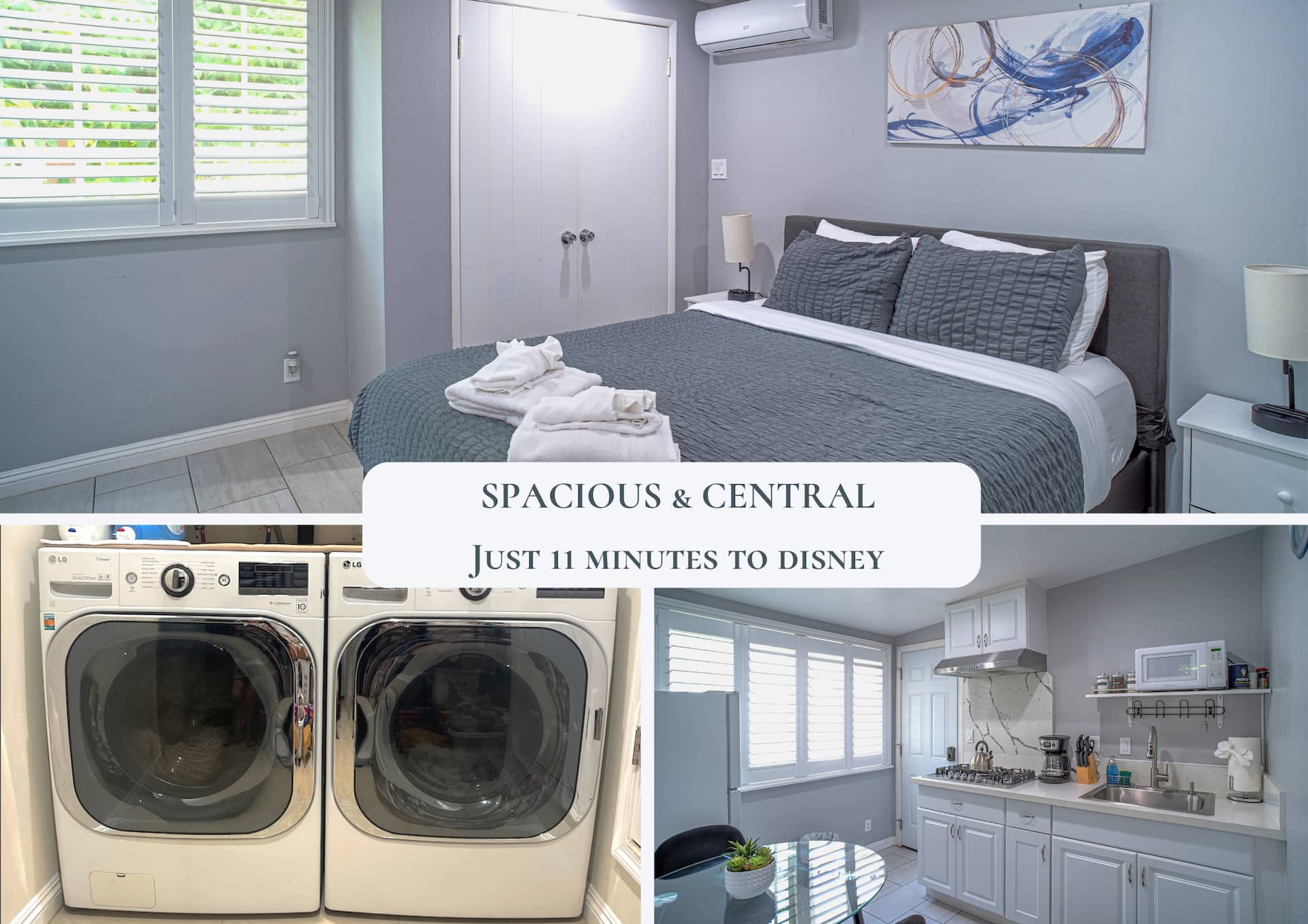 Spacious & Central just 11 Min 2 Disney & ConvCntr