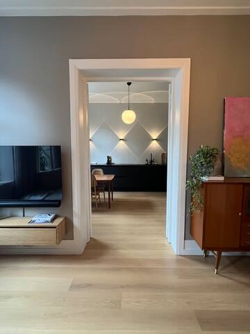 Stor, sentral leilighet på Majorstua, rolig område