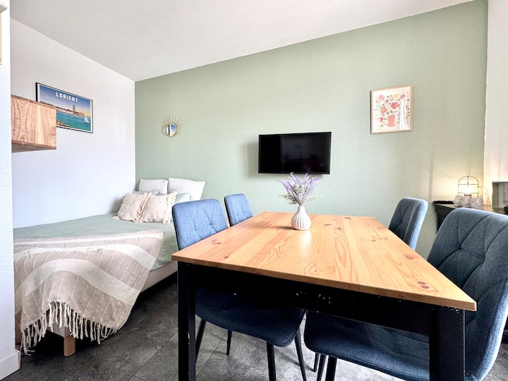 Studio Calme & Lumineux – Gare Et Centre à Pied - Lorient