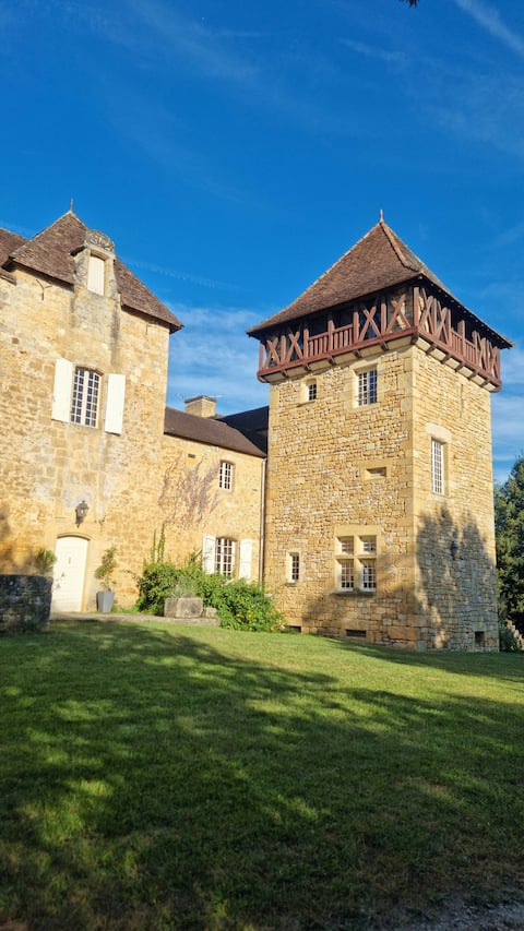 Castle in Gourdon in the Lot