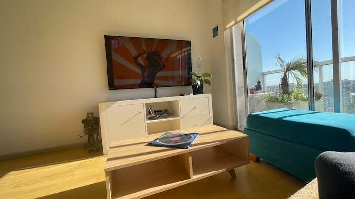 Apartamento de dois quartos no 11º andar em Chacarita