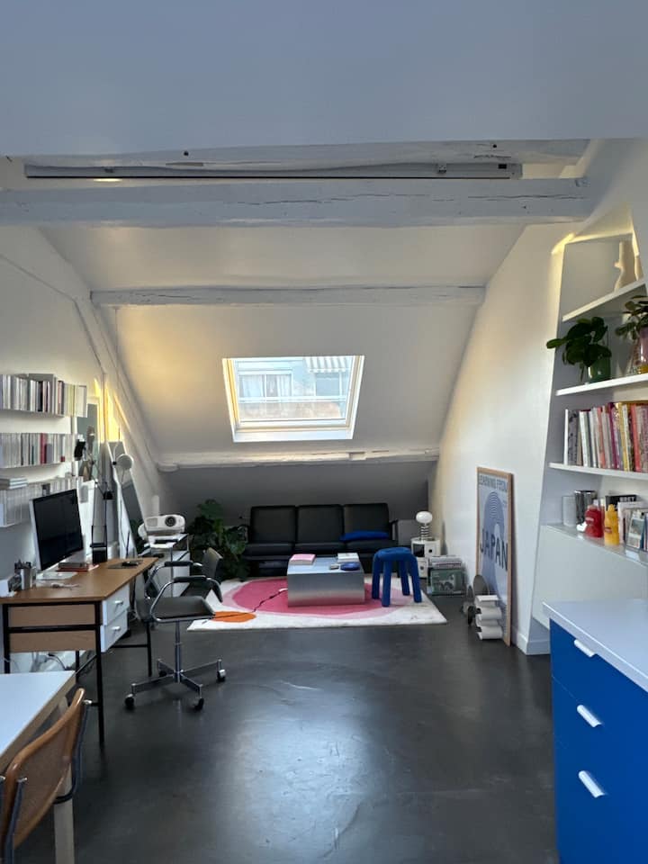 Loft Sous Les Toits Dans Le Centre De Paris - Paris