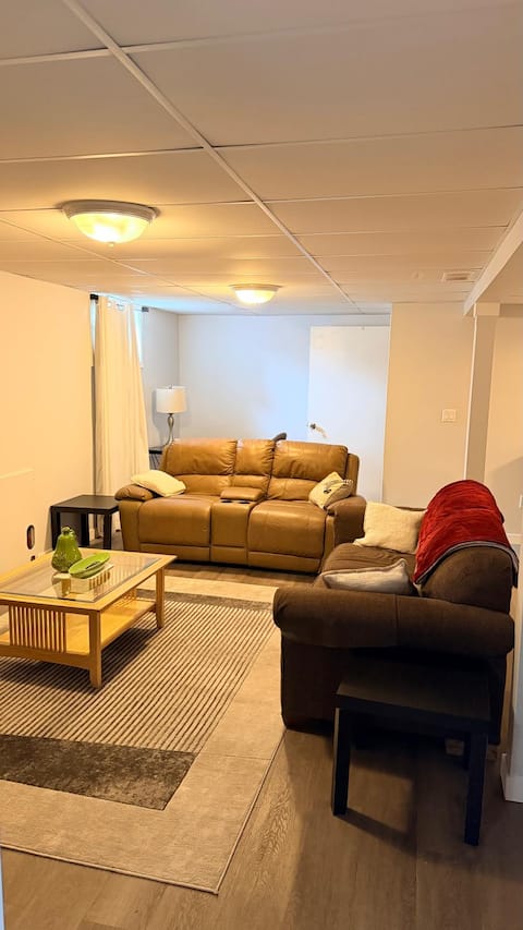 Top performing Airbnb: Private basement apartment in Confederation Sector