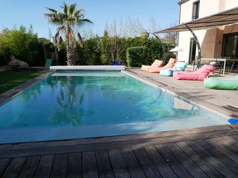 Beautiful contemporary villa Nîmes-Montpellier