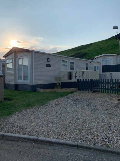 Successful Airbnb property: Beach Caravan at Freshwater Beach Holiday Park in West Dorset