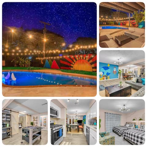 Cozy Beachcity home*4Brs*pool*12 Beds*Mini Golf