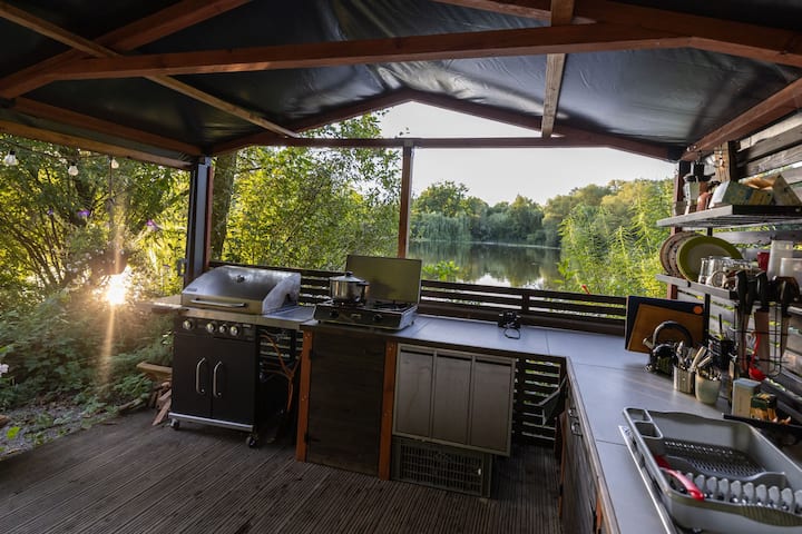 Romantische Hütte Am See, Sauna - Niedersachsen