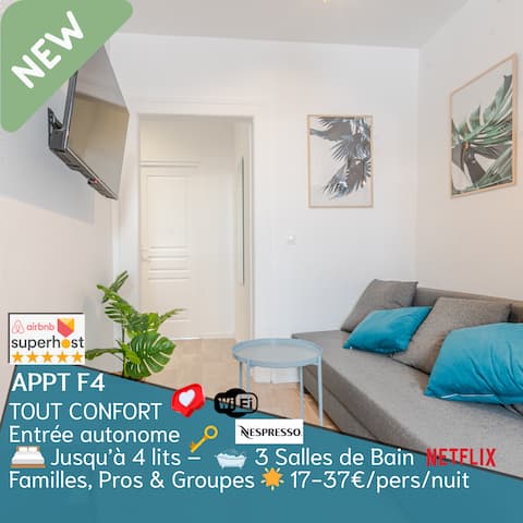 Groups – comfort – 3 beds – 3 showers – 7 pax