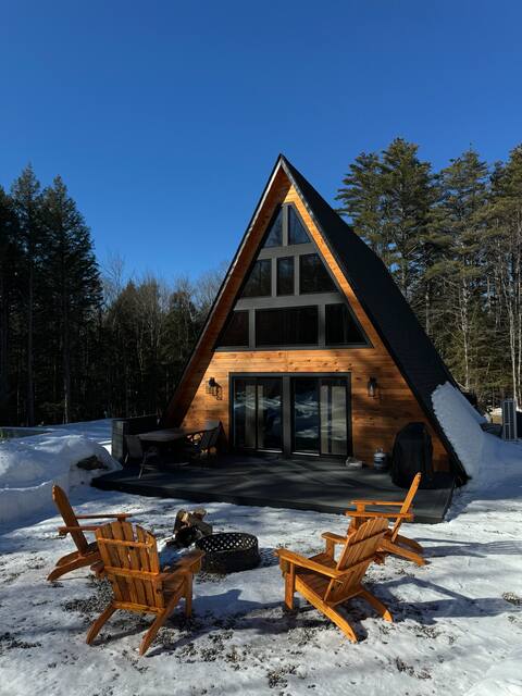 Cozy A Frame Cabin
