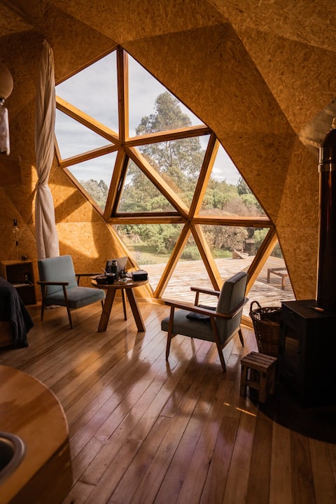 Popular Airbnb listing: A domo in Chapadmalal. in Colonia Chapadmalal