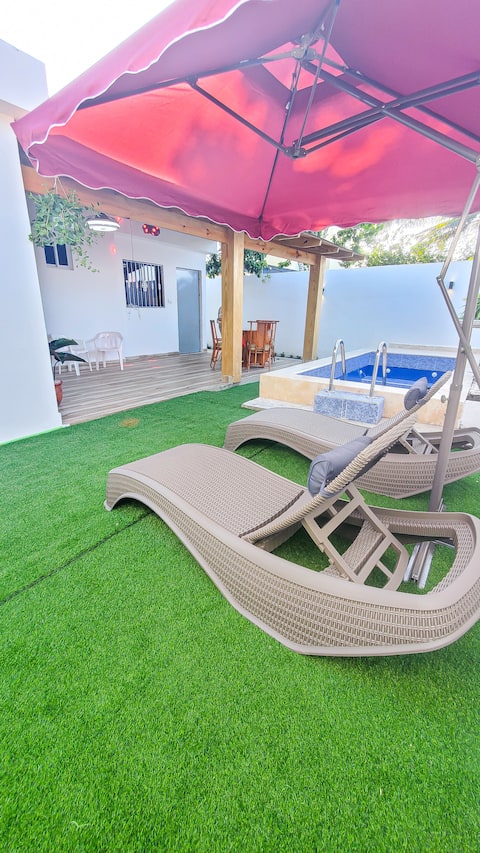 House in Cotui with a swimming pool.
“Don Alfonso Accommodation”