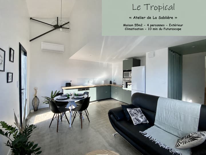 "Le Tropical" Maison T3 - 55m2 - 普瓦捷