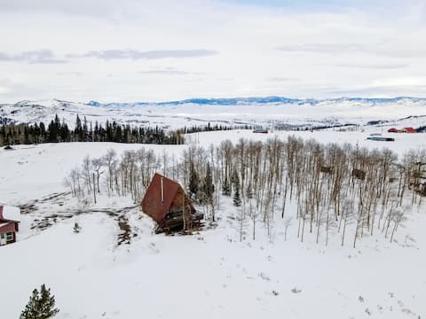 Peaceful A-Frame Cabin - Great Views with Hot Tub
