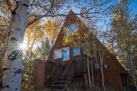 Peaceful A-Frame Cabin - Great Views with Hot Tub