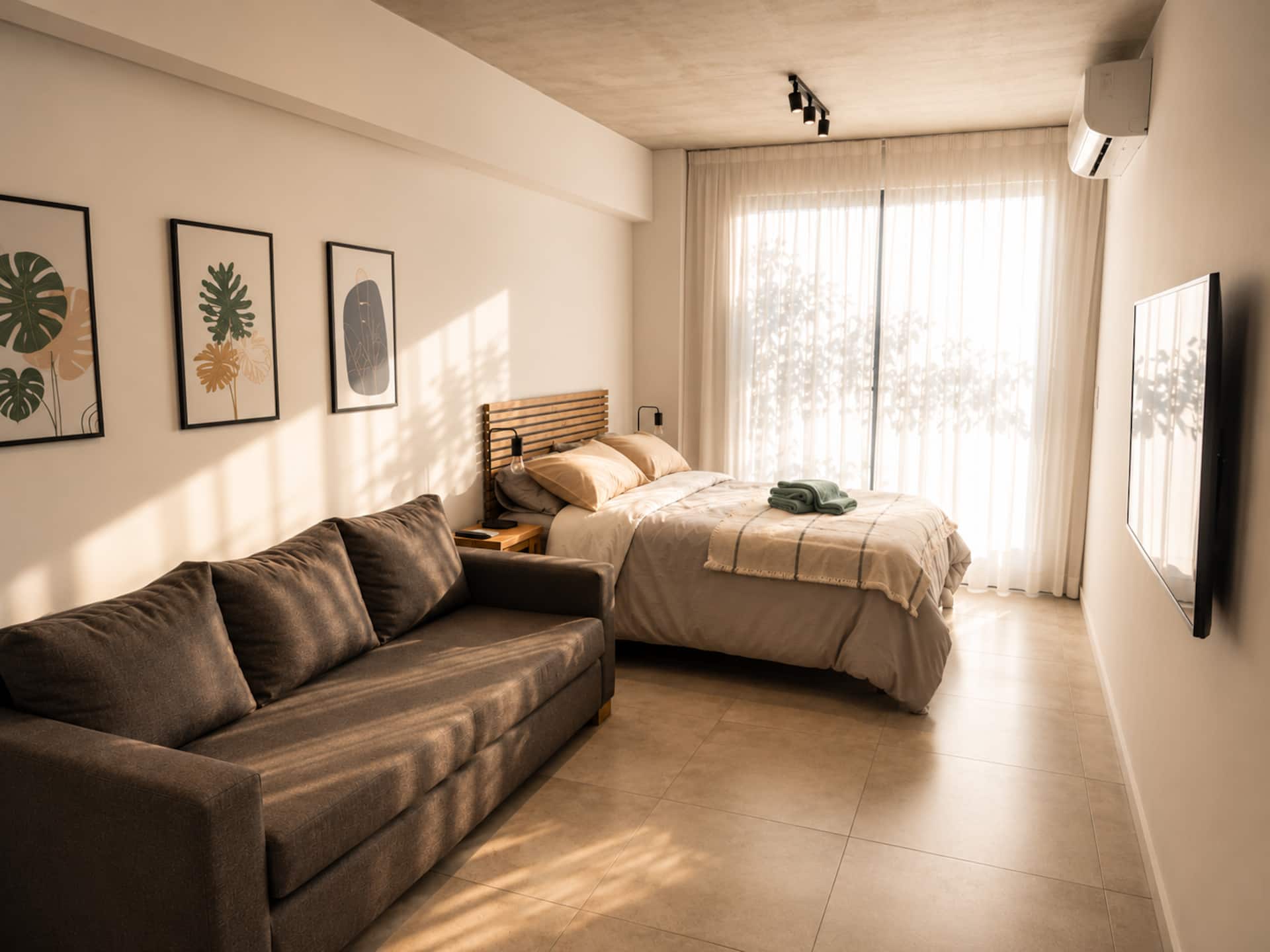 Brand new one-bedroom apartment in Monserrat