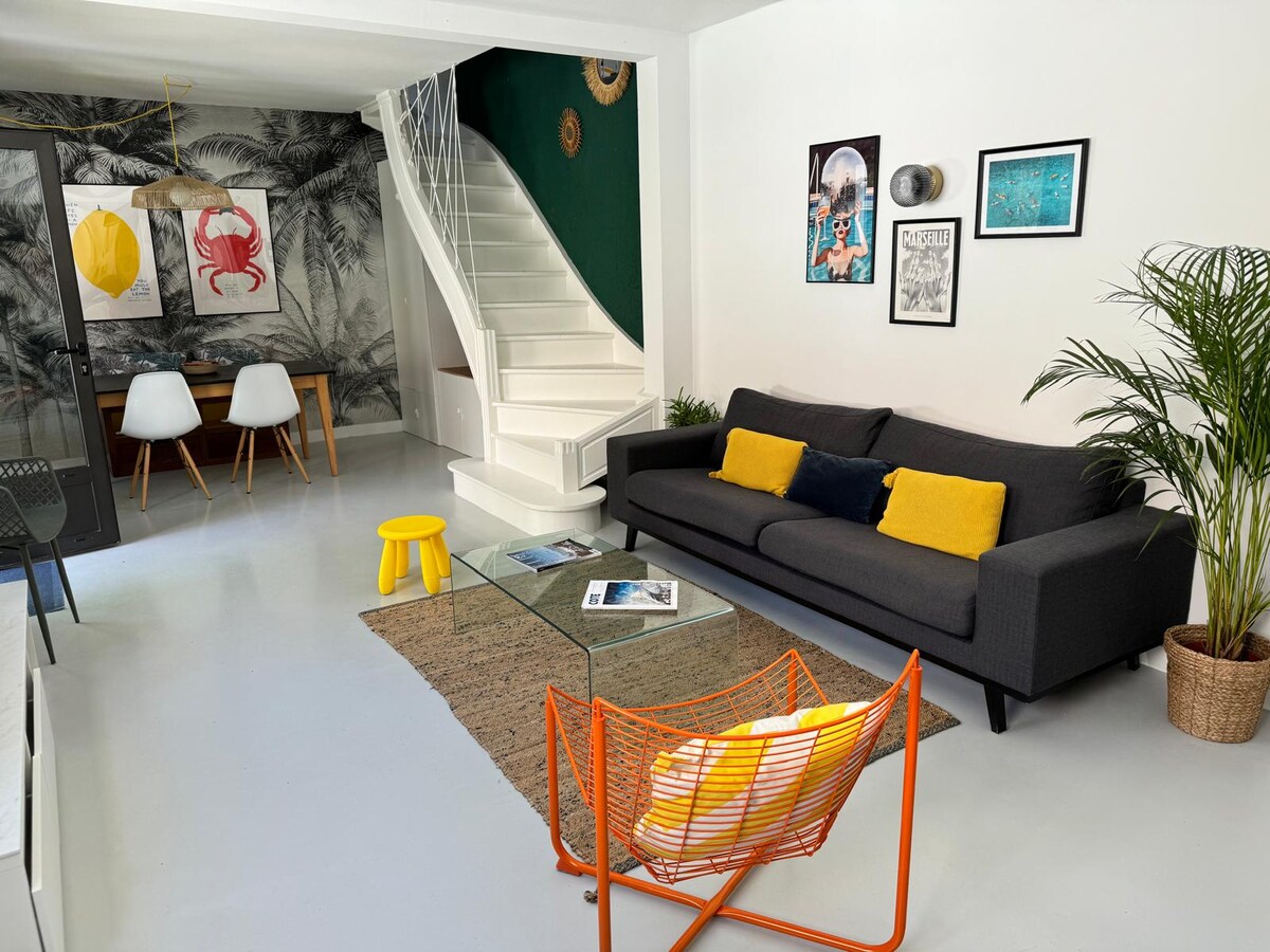 Propriété Airbnb réussie: CASA d'ENDOUME: Vacation Home with Pool! à Marseille 7e Arrondissement