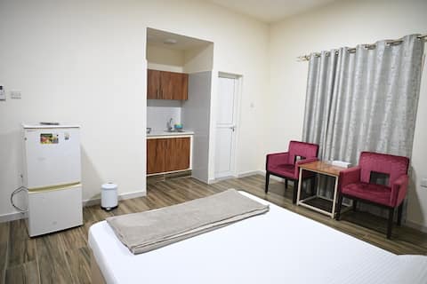 Top Airbnb: Private Studio Room by Budgeted Vacation Homes in Al Muraqqabat