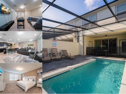 Pool/ Resort Amenities/Nearby to Disney(4298LA)