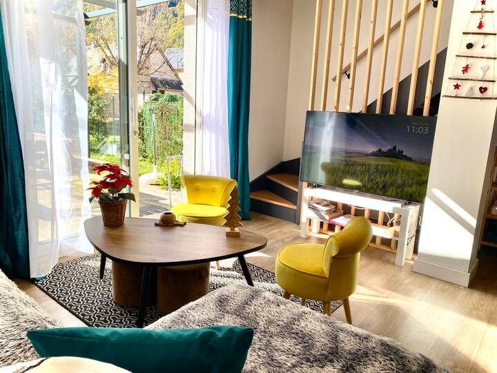 Lac Vert Luchon Chalet 3ch-7p/terrasse Bbq/parking - Les