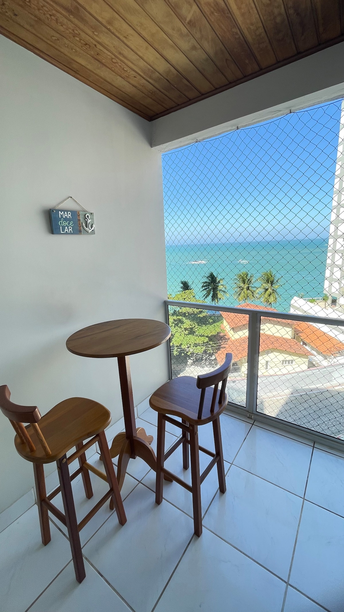 balkon s pogledom na more