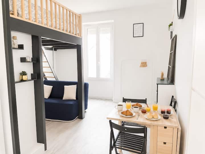 Studio Petit Colombel 2pers Quartier St Felix - Nantes