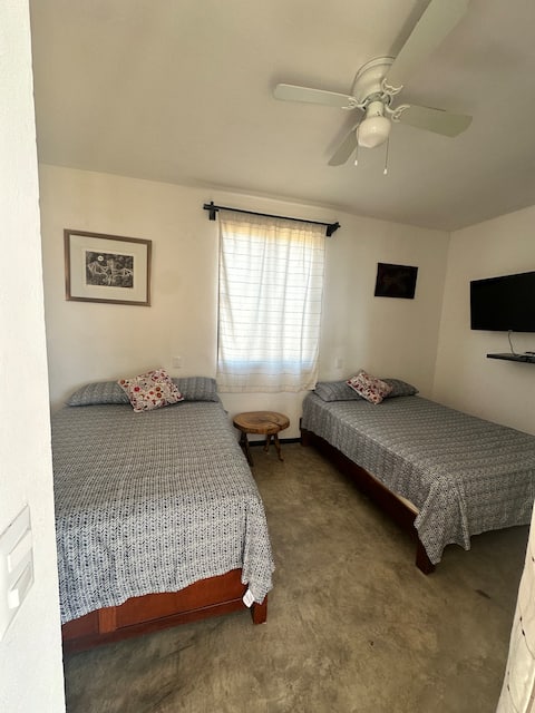 House with pool on Punta Conejo beach