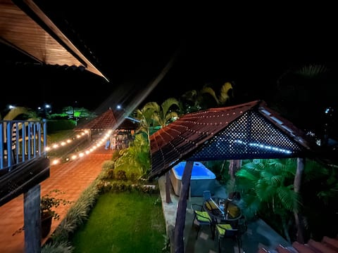 Private Lodge in La Fortuna for 7 people