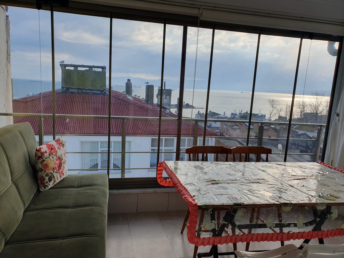 Central Sakarya street 1+1 with north and south balconies Apartments