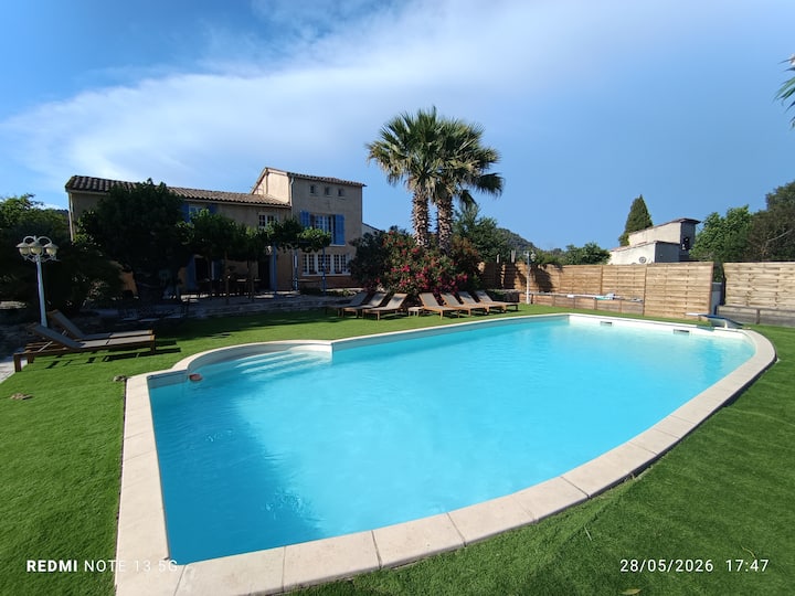 Bastide De Ramatuelle 10 Pers 180m2 Piscine 12x6m - Var