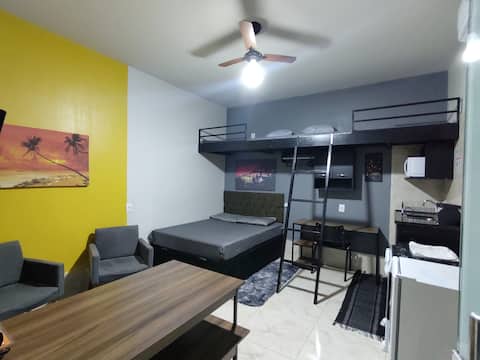 Successful Airbnb property: Studio Apartment 3 1,400 meters from Amor Hospital in Barretos