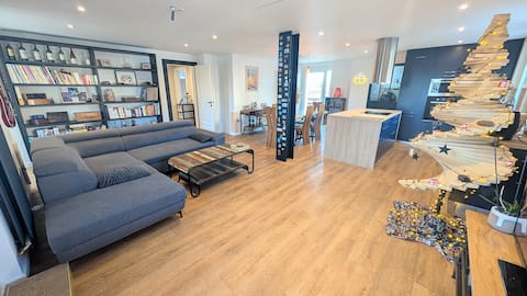 Loft 100 m², 10 min from Strasbourg