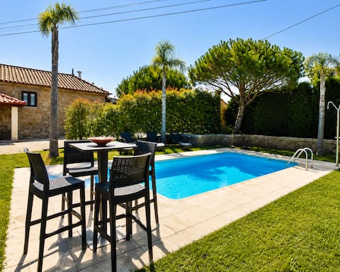 Stone House with Pool