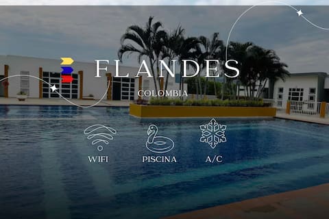 House Luxury Big+Pool+AC+BBQ+Pet Friendly@ Flandes
