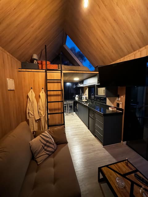 Imóvel de sucesso: Cabana do Céu in Soldados Sebold with hot tub em Alfredo Wagner