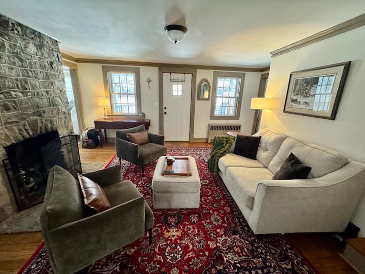 Cozy Historic 1905 Cordwood Cottage! - Hot Springs, VA