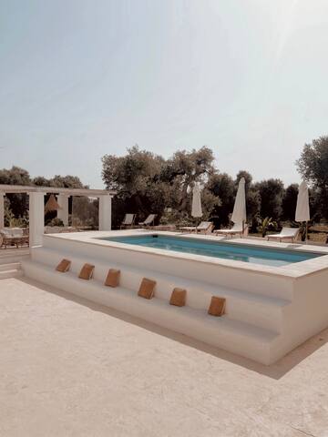 Trullo Oleandro, stilvoll mit Privatpool