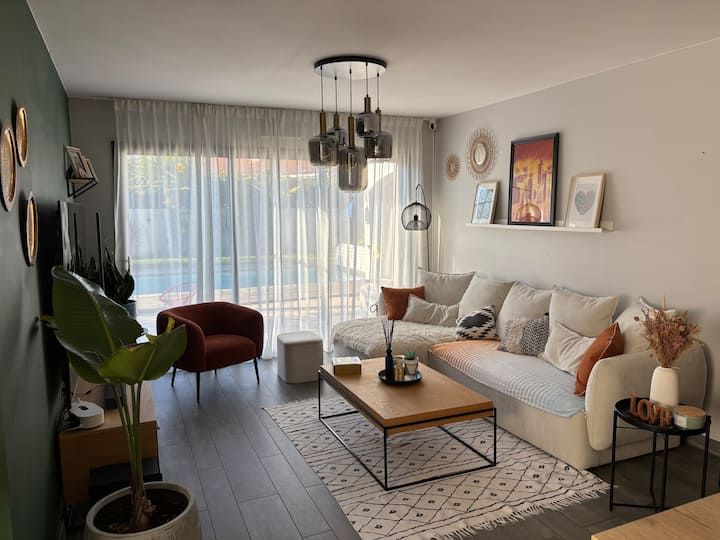 Maison Contemporaine Cosy Et Familiale Climatisée - Mérignac