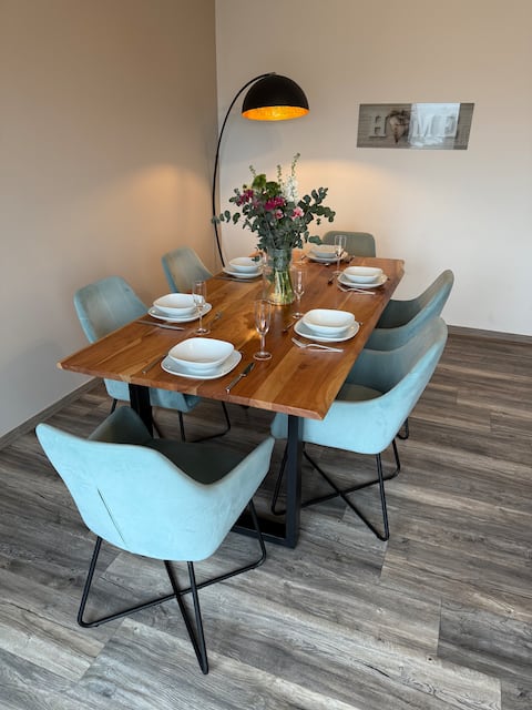 Modern apartment with own parking place