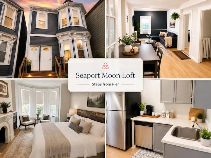 Seaport Moon Loft: Walk To Pier, Near Downtown - Halifax, NS, Canadá