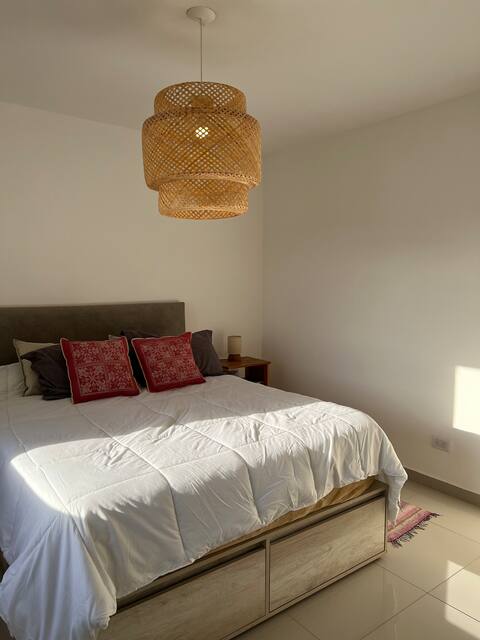 Centrally located, bright and equipped