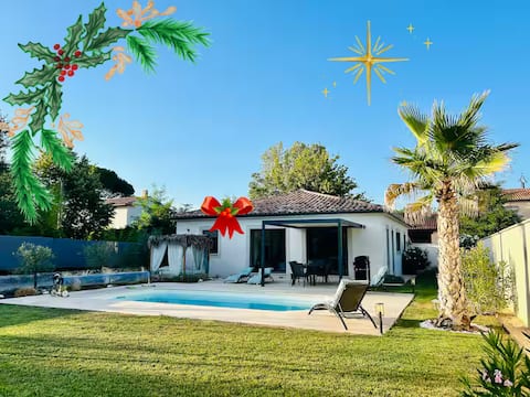 Villa Les Deux Palmiers *Pool & Air Conditioning